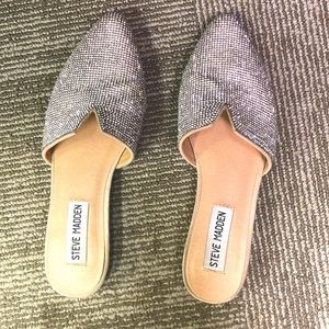 Bling Steve Madden mules. Worn only a few times.